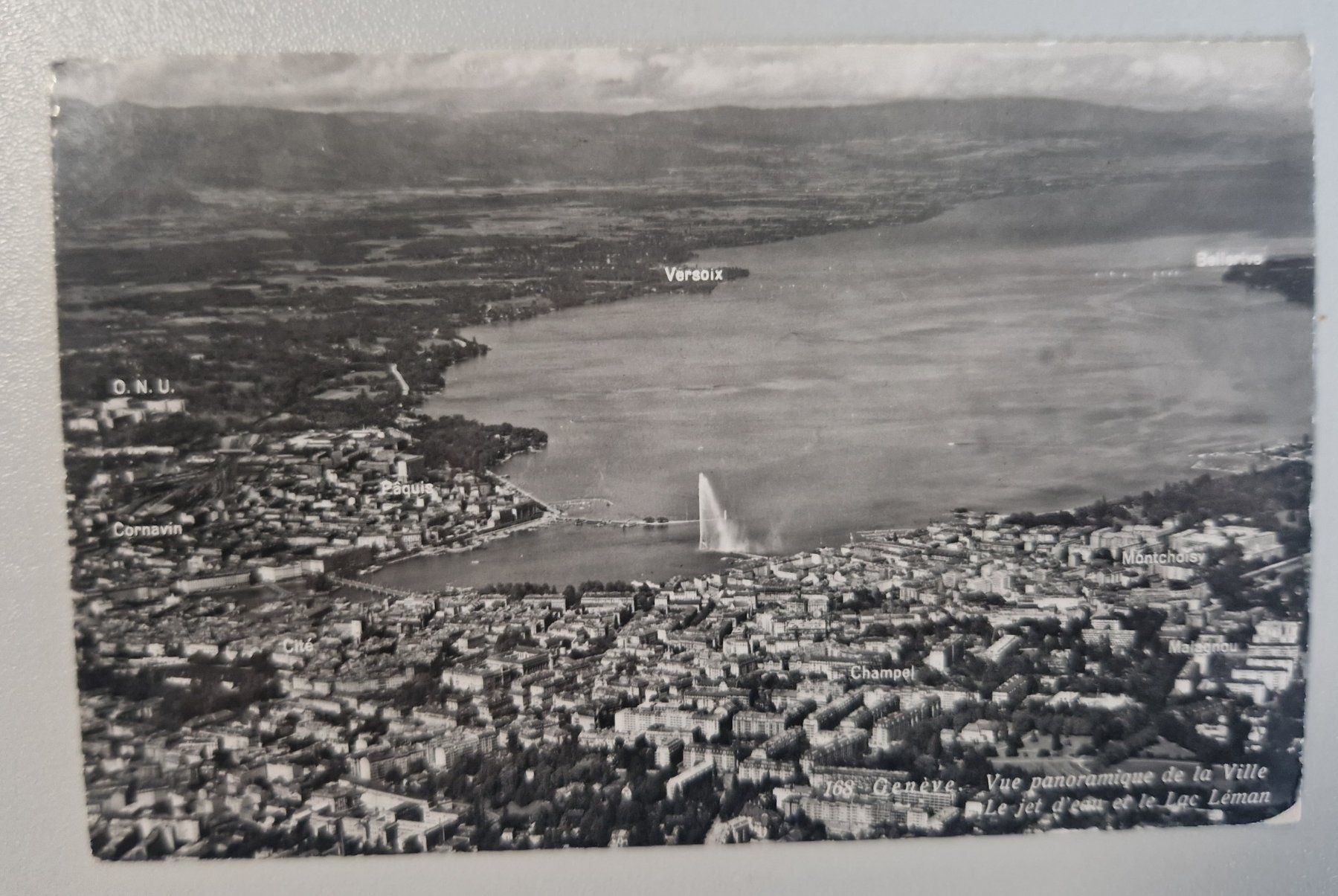 Cartoline postali: Geneve Genf Panorama 1960 – Usato da Melchnau venduto da Arthurius