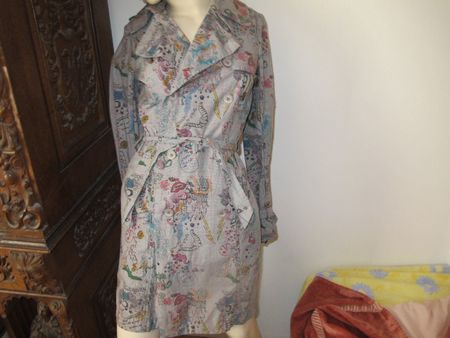 Desigual Trench Coat Gr.34 (XS) neu