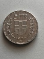 5 Fr. 1987 mit vertiefter Randschrift