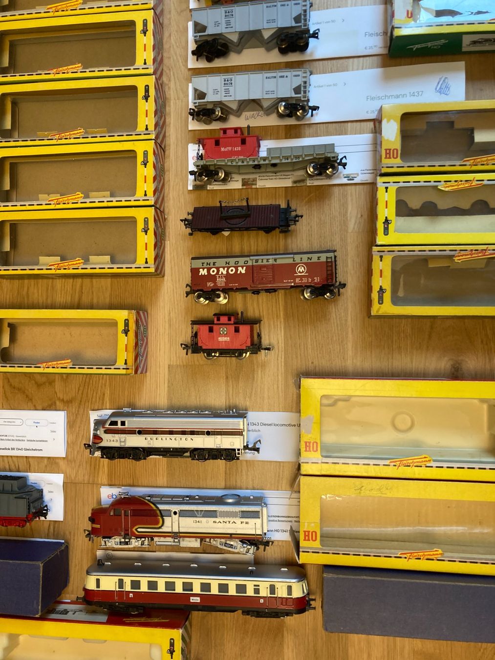 Fleischmann Modelleisenbahnen: Konvolut Fleischmann / Diverse Loks und Wagen – Gebraucht aus Basel von mar_b59g 4