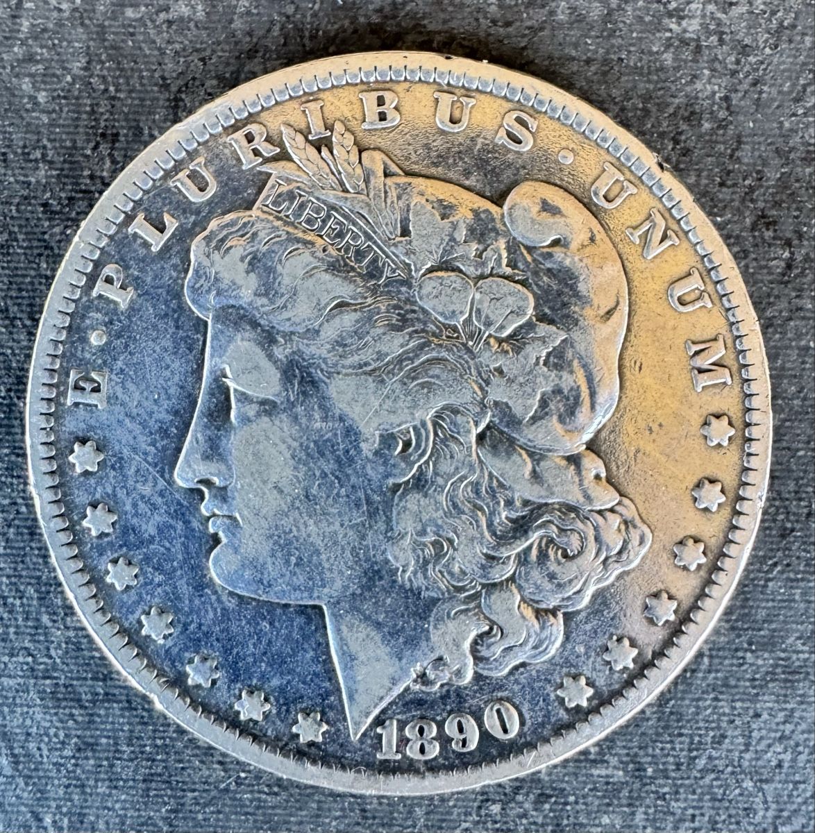 Alle Münzen: Morgan Dollar 1890 O – Gebraucht aus Meilen von coins4sale