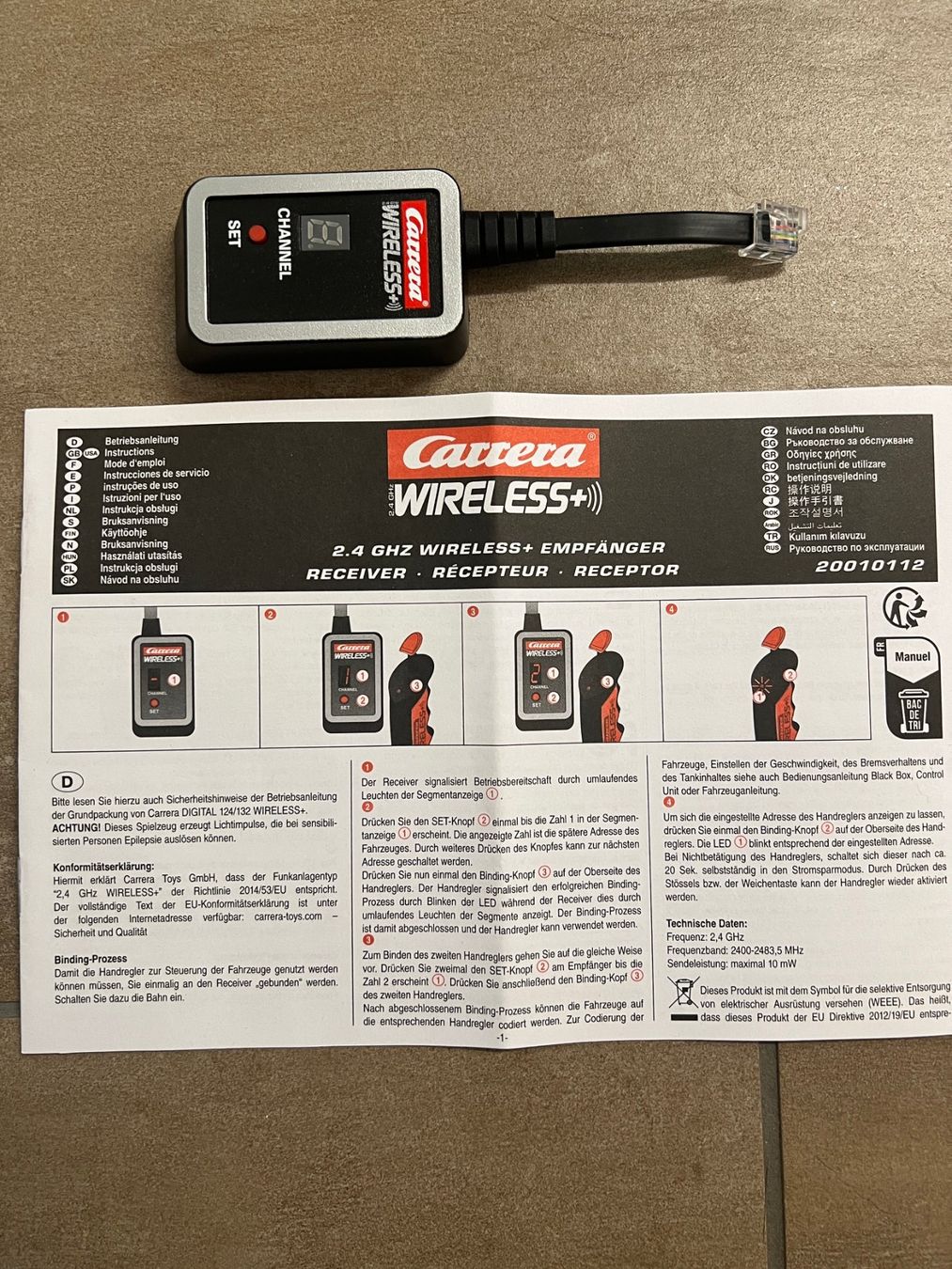 Carrera Circuits: Carrera DIGITAL 124 & 132 Wireless Empfänger – Neuf (Voir description) à Merenschwand par Andyw8 2