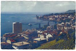 AK Montreux - Clarens - Eurotel gelaufen