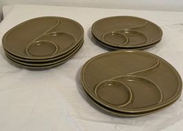 8er Set Dessertteller Dip-Schale, Fondue Bourguignonne