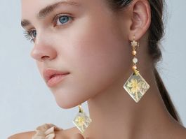 Unikat - Opal, Süsswasserperlen, Swarovski, Blumen Ohrringe
