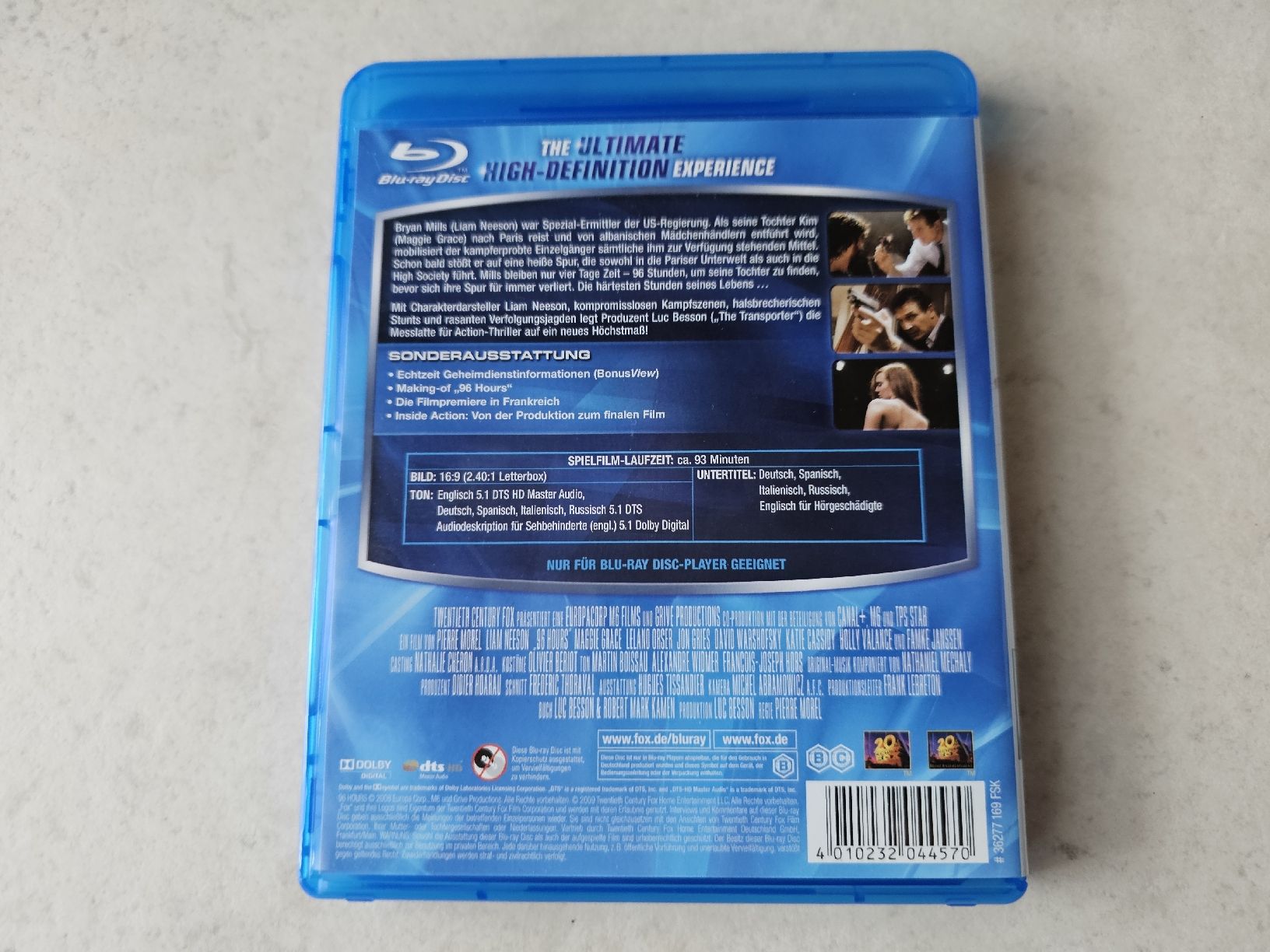 Tutti i DVDs: 96 Hours  /  Bluray – Usato da Schneisingen venduto da backstore24 1
