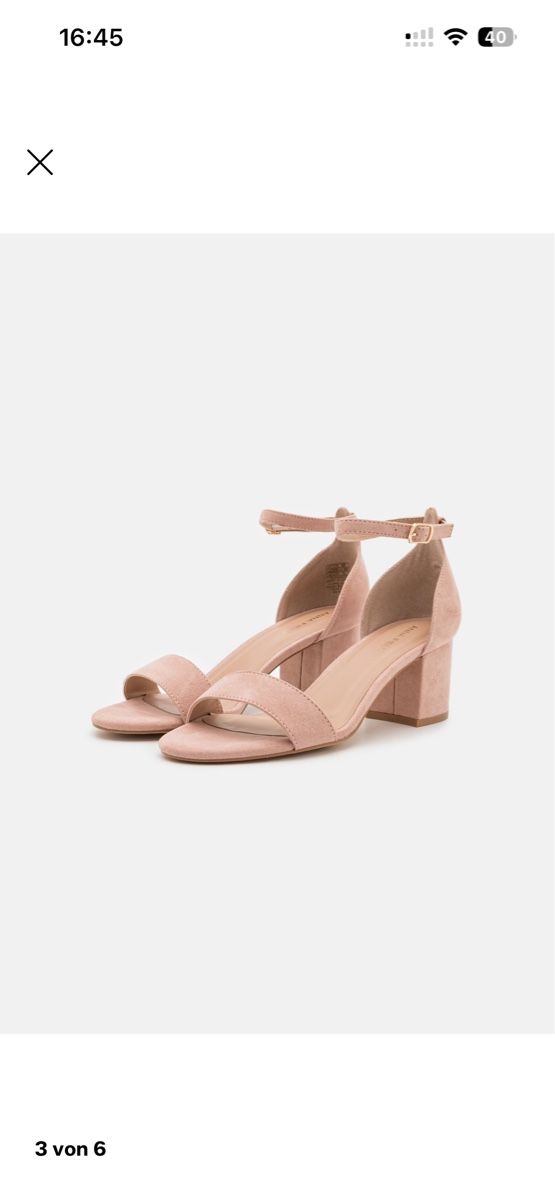 Anna Field Scarpe da donna: Riemensandlette light pink – Usato da Lenzburg venduto da Yvonne24