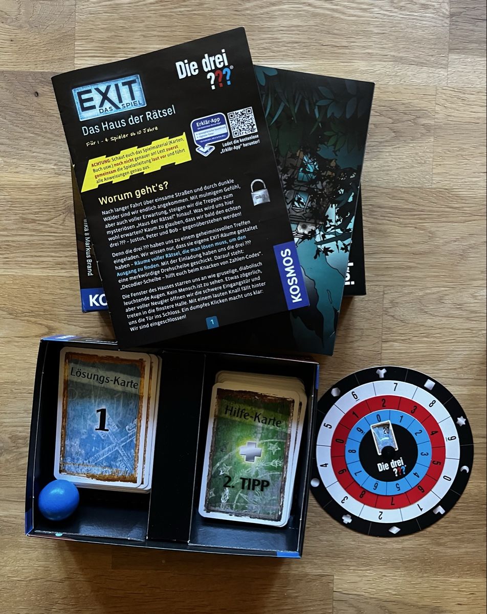 Kosmos Spiele: EXIT - Das Haus der Rätsel – Gebraucht aus Steffisburg von lea1010 2