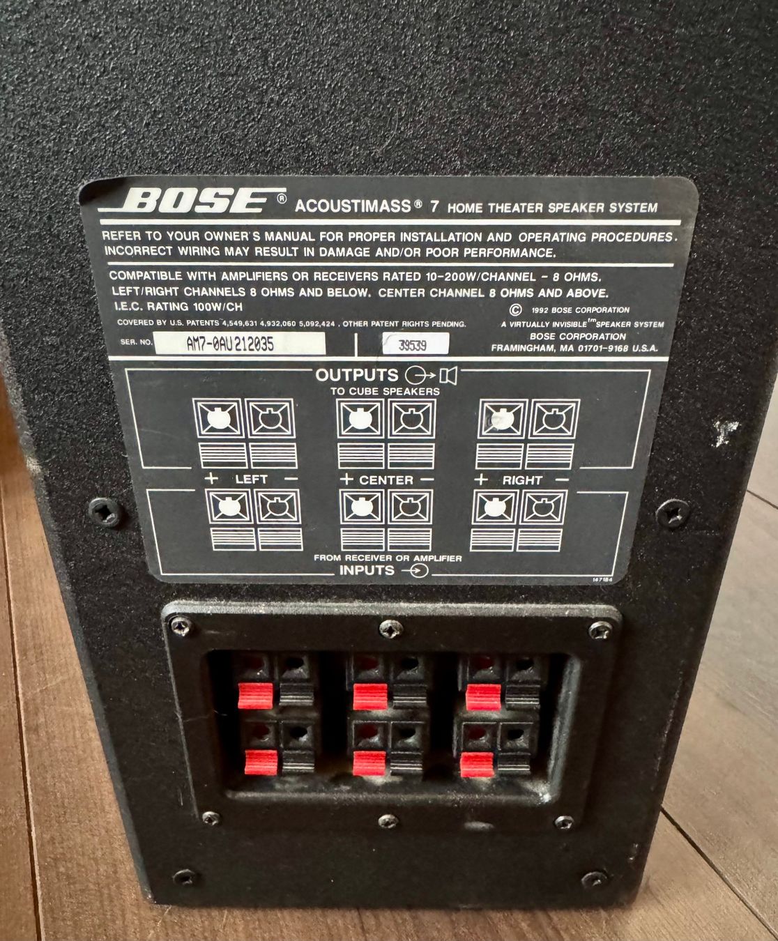 Bose Acoustimass Subwoofer (Defekt) in Ostermundigen für CHF