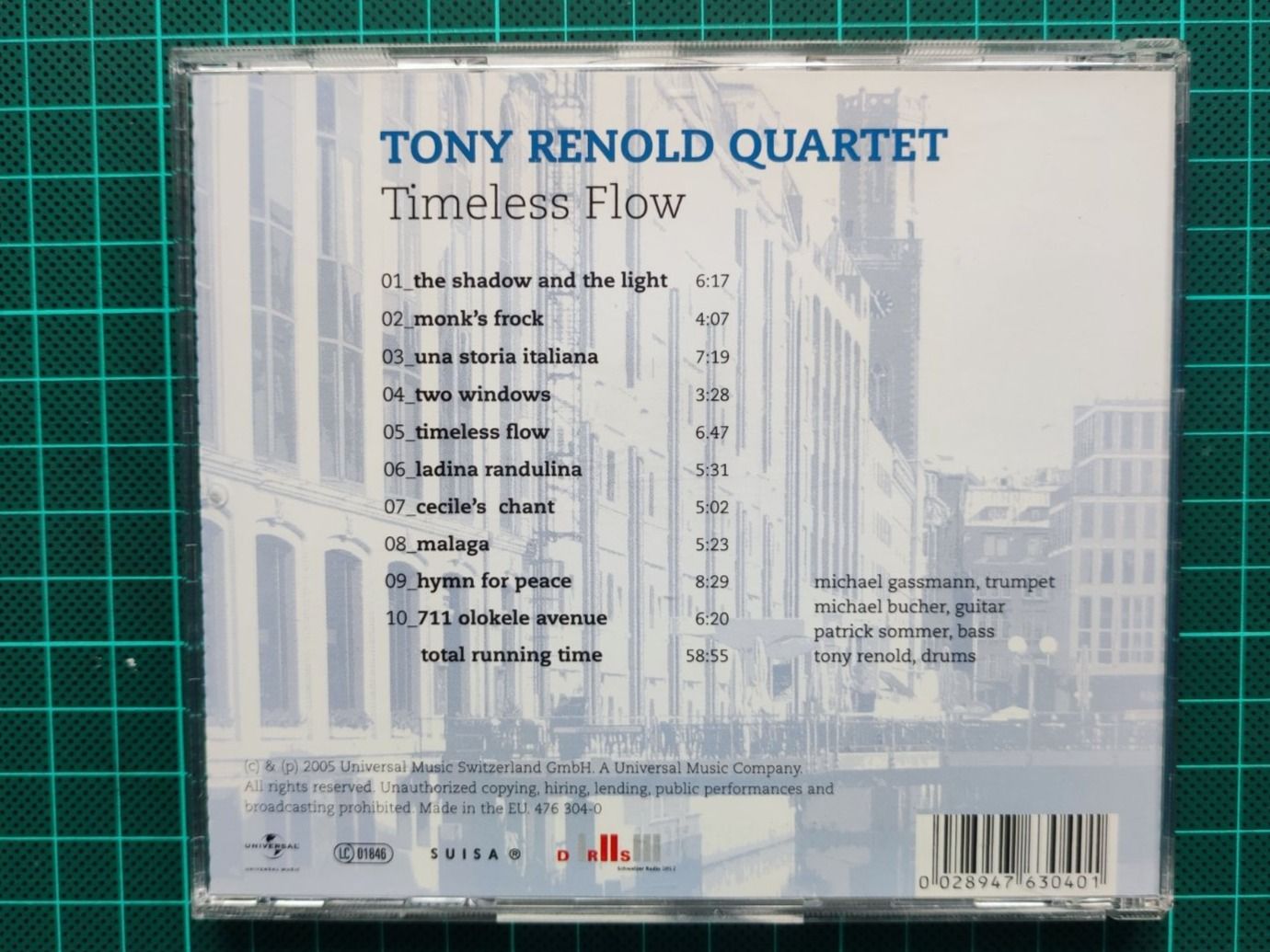 CD: Tony Renold Quartet - Timeless Flow (CD) Jazz – Usato da Zürich venduto da Max_Lindenbaum 2