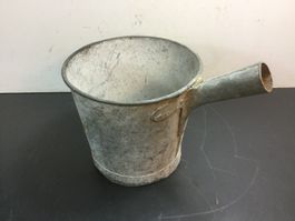 Antike Schöpfkelle Wasserschöpfer Blech Garten Deko