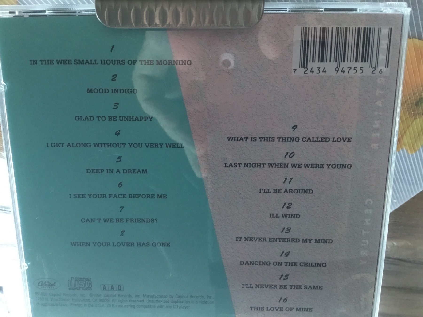 CDs: Frank Sinatra In The Wee Small Hours o – Gebraucht aus Thierachern von sweden08 1