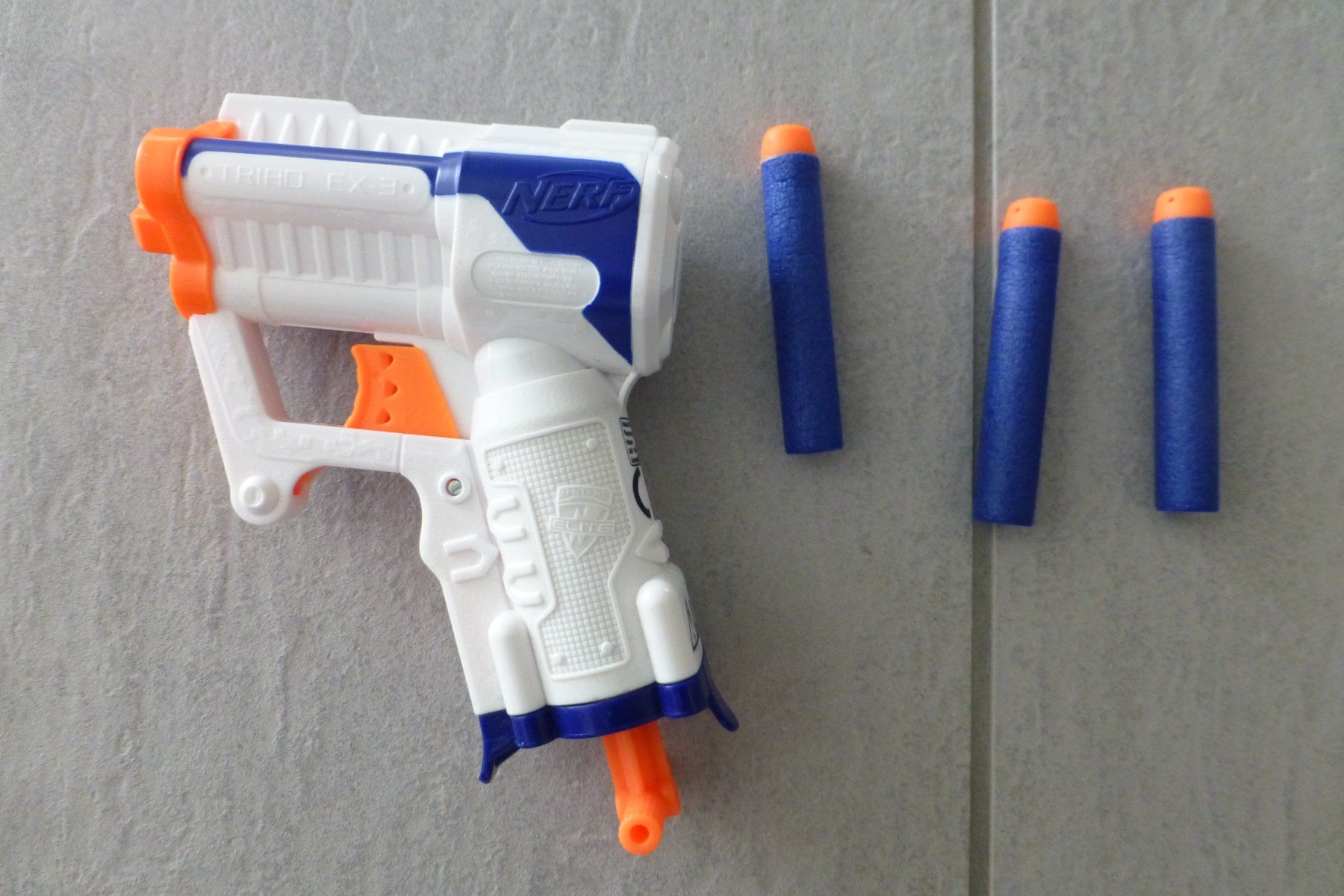 Giocattoli: Nerf Elite Triad EX-3, Top Zustand, mit Mun – Usato da Grenchen venduto da Bobatsch 1