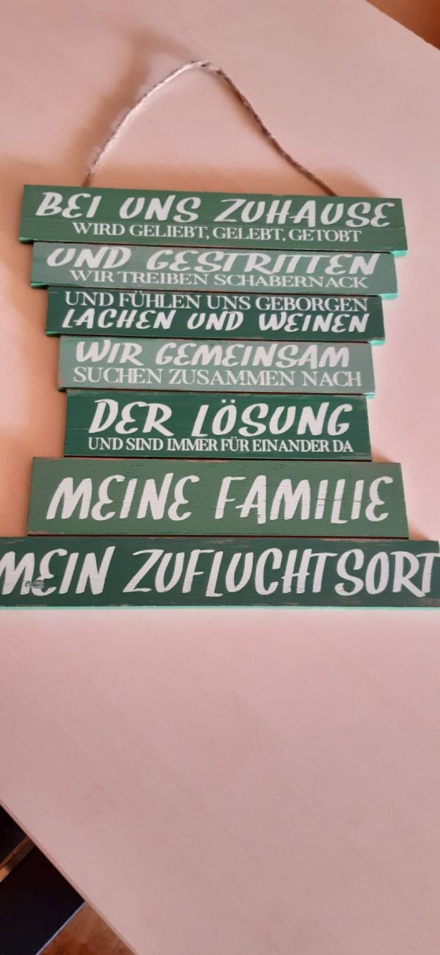 Insegne: Spruchtafel/-schild – Usato da Werthenstein venduto da Sublix 1