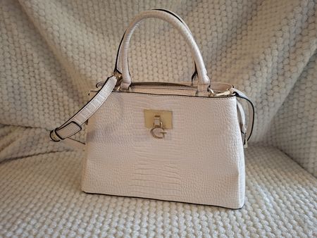 Sac à main Guess beige effet croco Neuf 