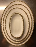 C. Ahrenfeldt Limoges France Déposé 5 flache Servierplatten