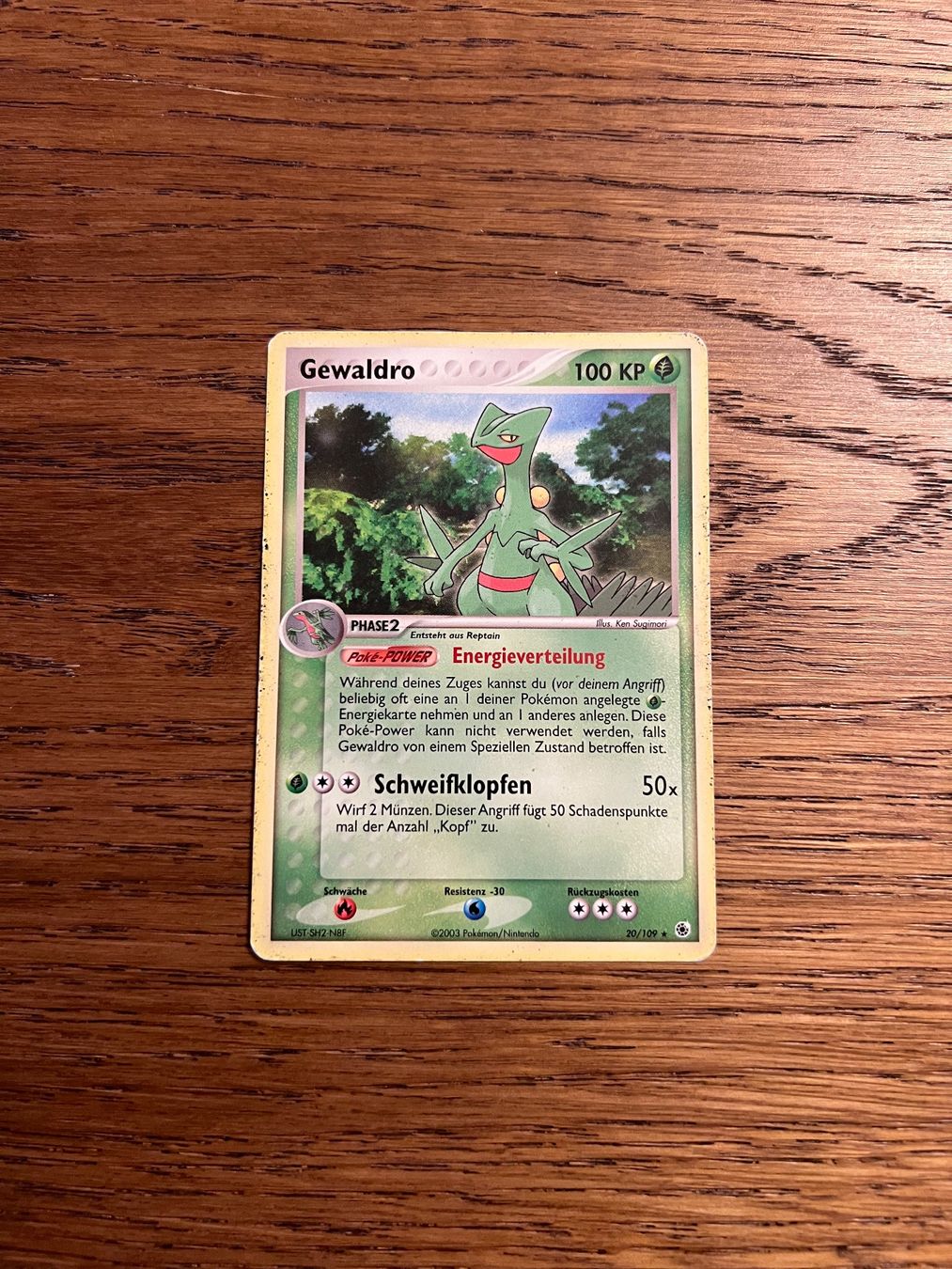 Pokémon Sammelbilder & Trading cards: Pokémon-Karte Gewaldro 20/109 – Gebraucht aus Hombrechtikon von Piluu