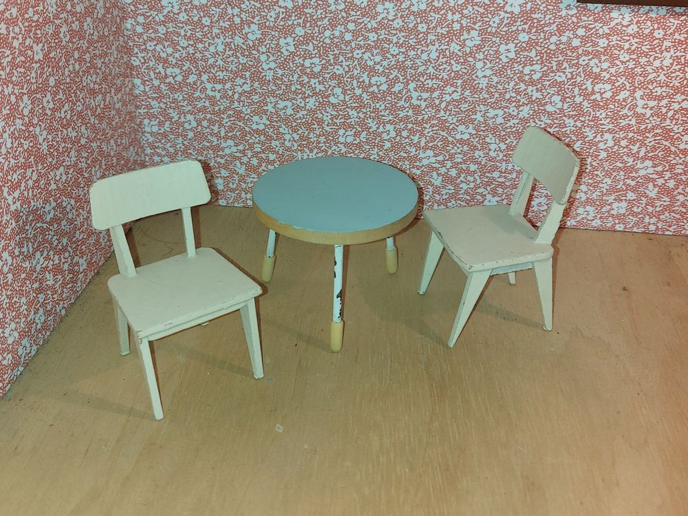 TOYANDONA Miniatur Möbel Aus Holz - Picknicktisch Für Puppenhäuser Und Deko