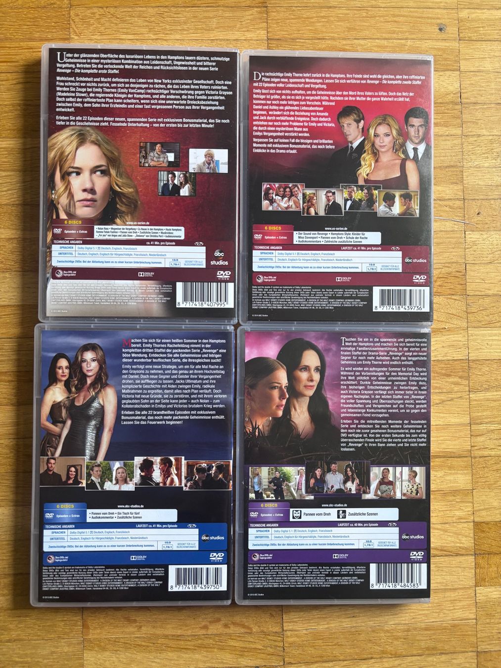 Tutti i DVDs: REVENGE  die komplete Serie. DVD – Usato da Basel venduto da san_2qlq 1