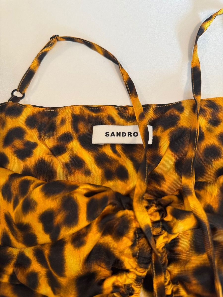 Sandro Vestiti: Sandro Kleid Leopard Print Grösse 36 neu – Usato da Luzern venduto da per_mxf5 3