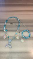 Meerjungfrau Schmuckset: Halskette und Armband Perlen Sommer