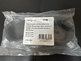 Rohrschelle mit Schallschutz 48-52 mm Set 2 Stk