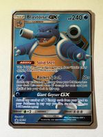 🔬✅ Pokémon Blastoise GX SM189 SM Black Star Promo EN PL