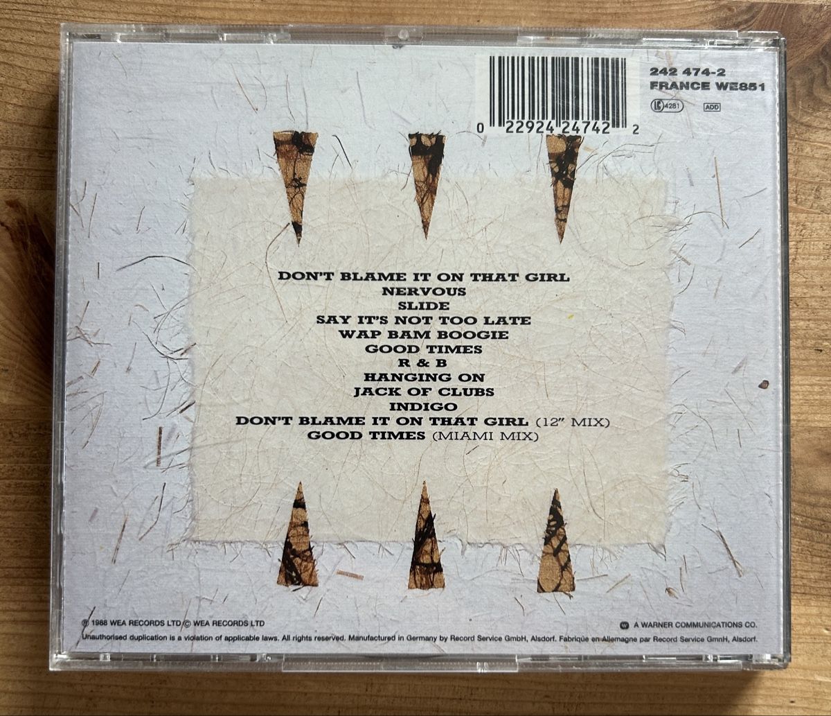 CDs: CD Matt Bianco Indigo – Gebraucht aus Brislach von gre_t5pb 1