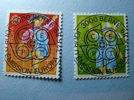 1989 Europa 775+776 ET Vollstempel
