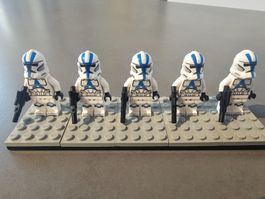 Lego Star Wars 5x Clone Trooper, 501st Legion sw1094