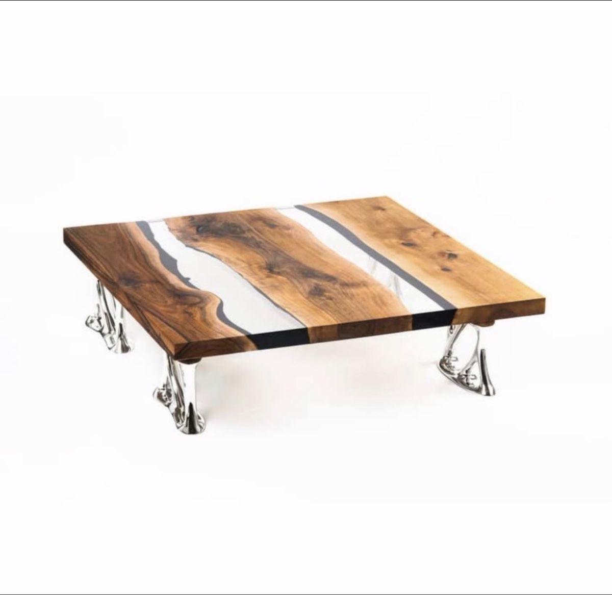 Tavoli: Neuwertiger Epoxidharz Designertisch – Nuovo e nell'imballaggio originale da Domat/Ems venduto da L_7013