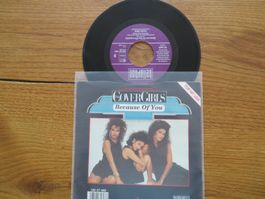 The Cover Girls - Because Of You - Single Schallplatte
