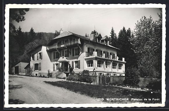 Cartes postales: AK Montricher, Pension de la Forêt – D'occasion à Berlin par bartko-reher