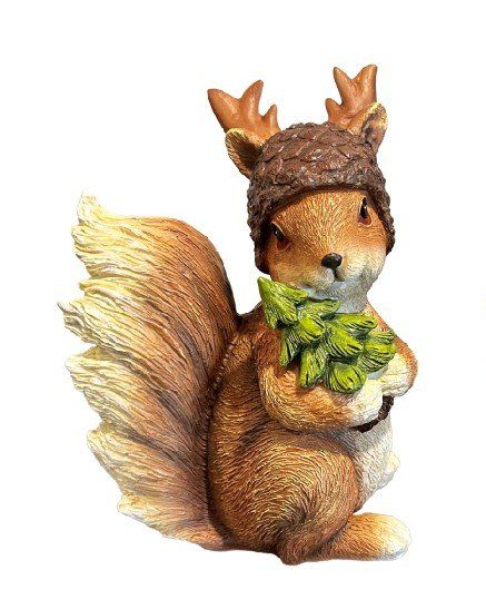 Tutte le decorazioni: Weihnachtsdeko Eichhörnchen mit Tanne 17 cm – Nuovo e nell'imballaggio originale da Oensingen venduto da Liquidations-Shop