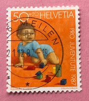 Nr.J 304 Kriechendes Kind Pro Juventute GESTEMPELT 1987  