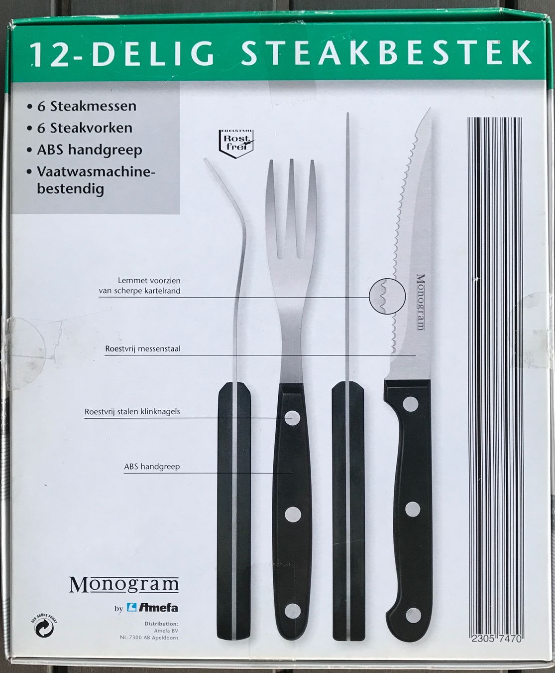 Set di posate: Neues Monogram Steakbesteck – Usato da Ebnat-Kappel venduto da Molton 1