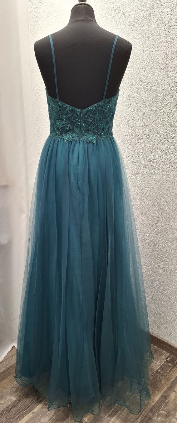 Kleider: Dunklegrünes Abendkleid, Grösse 36, neu! – Neu (gemäss Beschreibung) aus Uster von VMT. 4