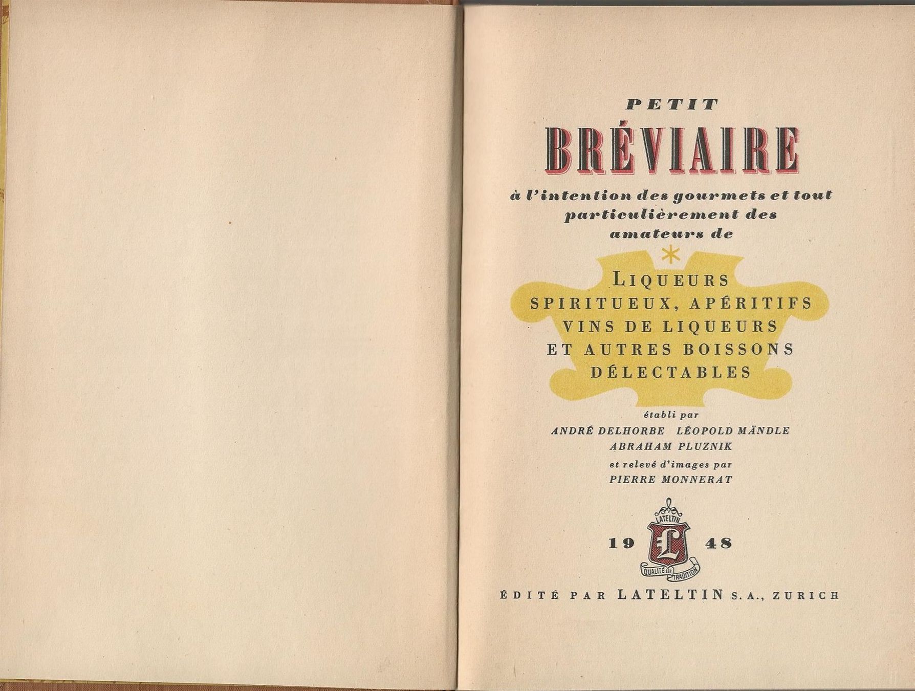 Libri: Petit bréviaire – Usato da Bern venduto da Grindelwaldaus 1