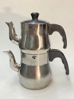 Vintage TEMPO Chrom-Nickel Teekocher Teekanne Wasserkocher