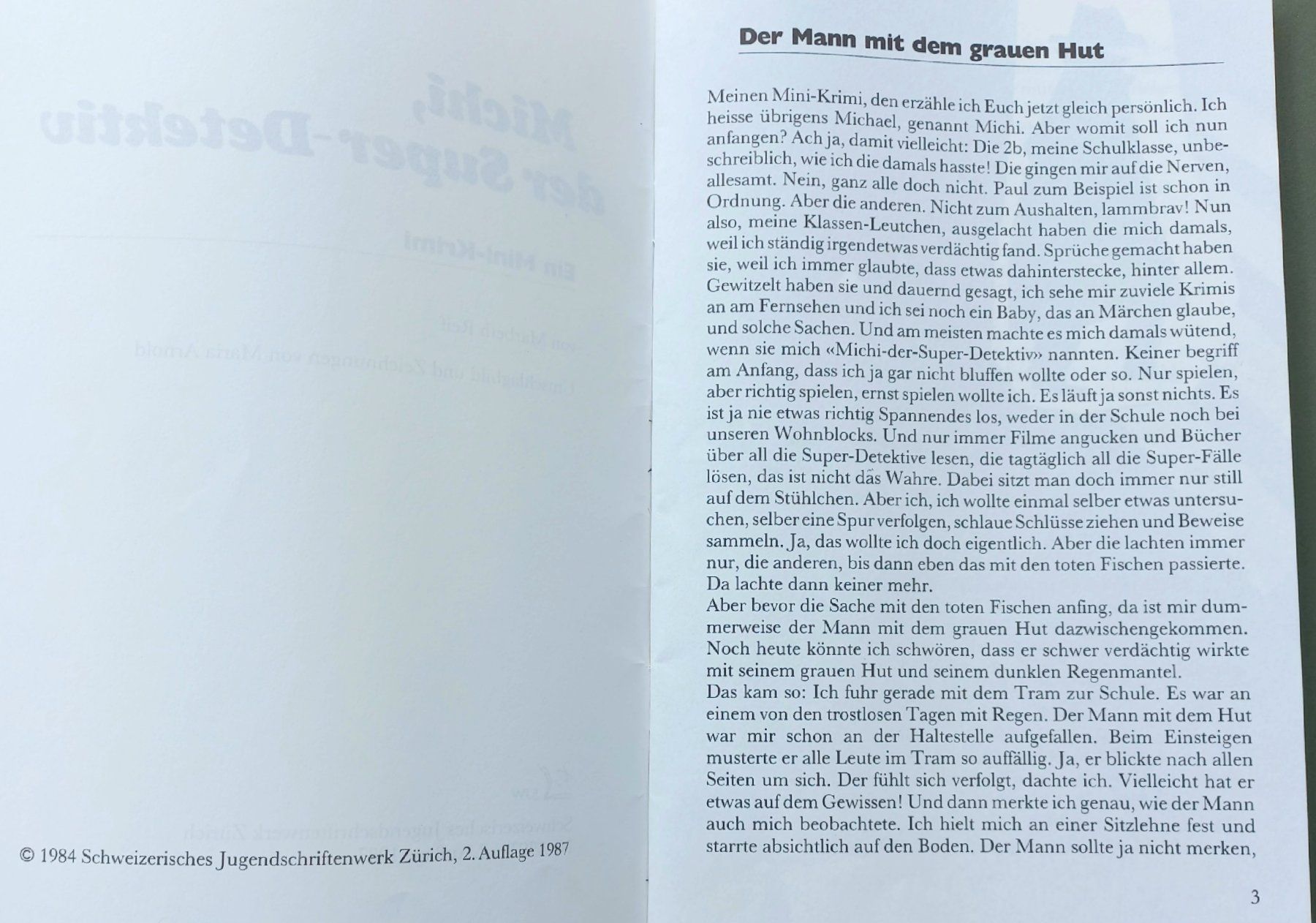 Libri: SKW-Heft - Michi, der Super-Detektiv – Usato da Niederuzwil venduto da lubimaja 1