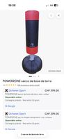 POWERZONE sacco da boxe da terra nero unisex