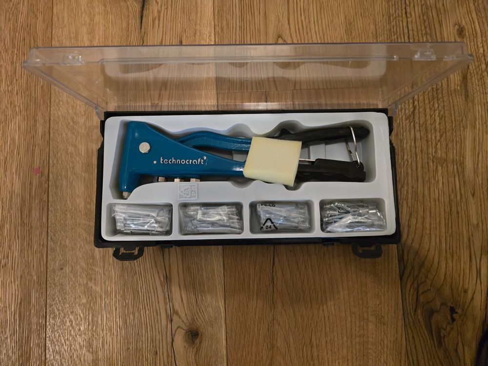 MILFECH Nietenzange Set mit 210 Nieten für Blindnietzange mit 6,4mm-2