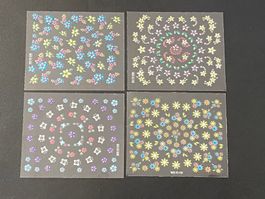 Nail Art Sticker Set mit 4 tollen Bögen No6