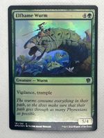Magic Karte: "Elfhame Wurm" Foil - Top Zustand!
