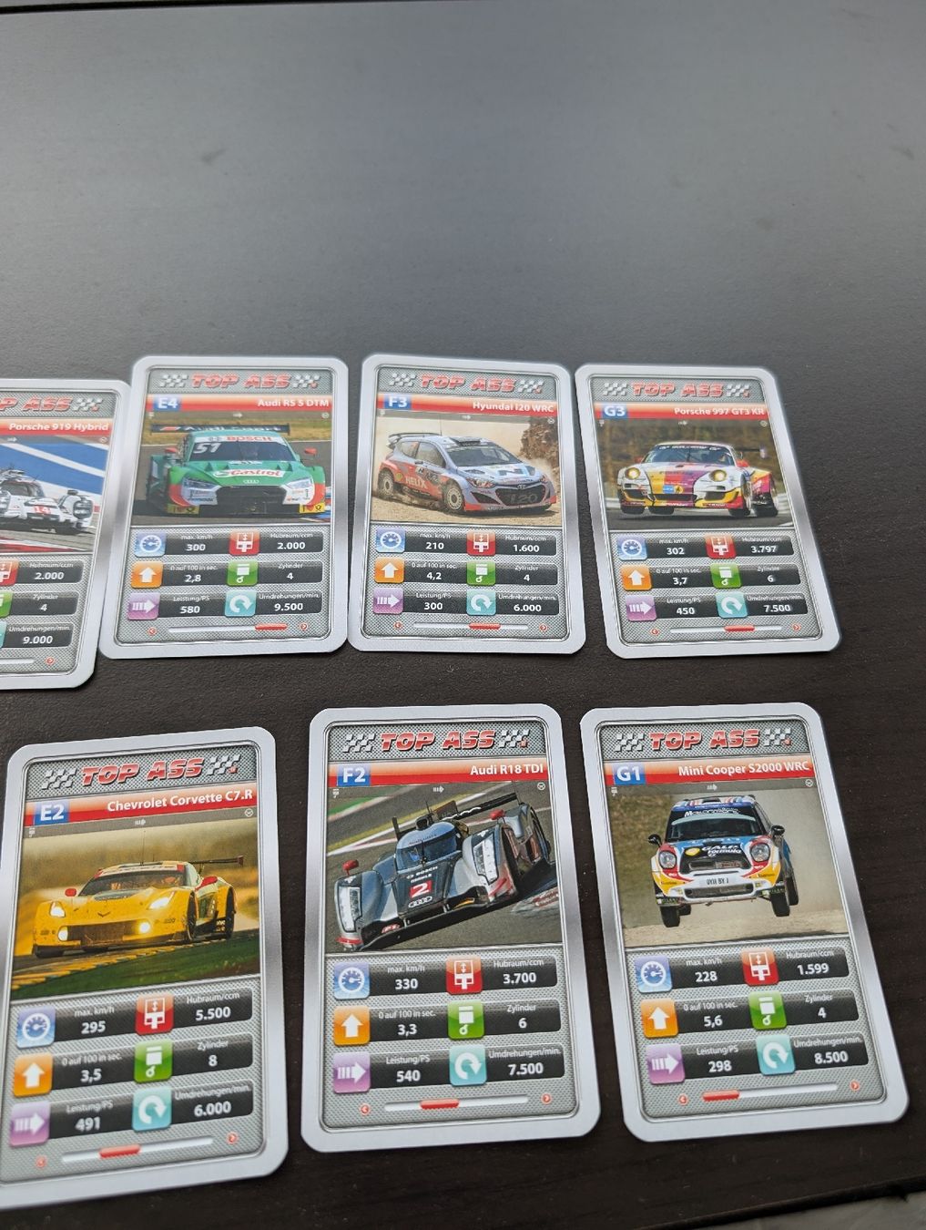 Giochi: TOP ASS Motorsport Quartett  – Nuovo e nell'imballaggio originale da Davos-Platz venduto da v2cat 3
