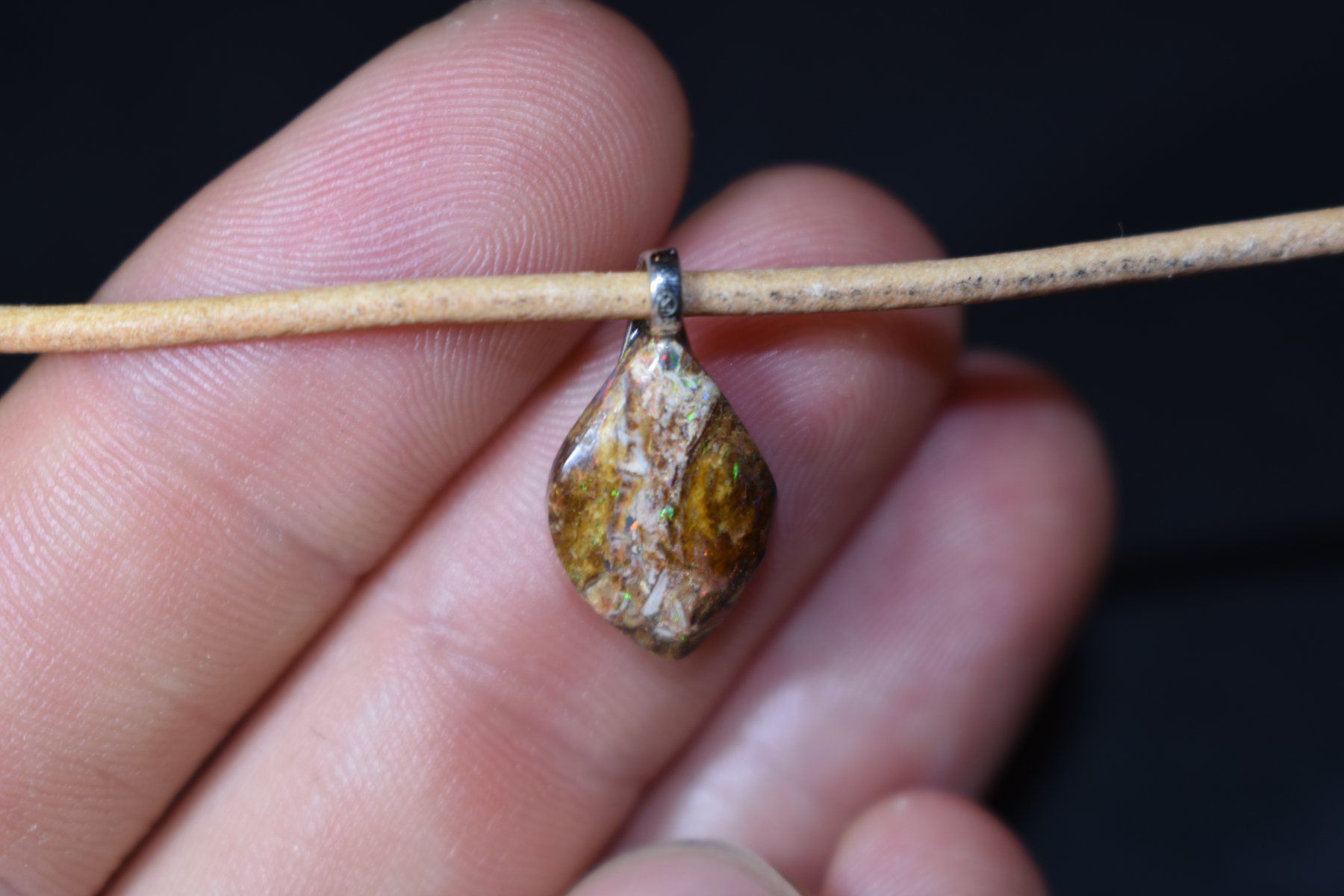 Edelsteine: Boulder Opal Anhänger – Neu (gemäss Beschreibung) aus Aarwangen von kay_f7f5 2