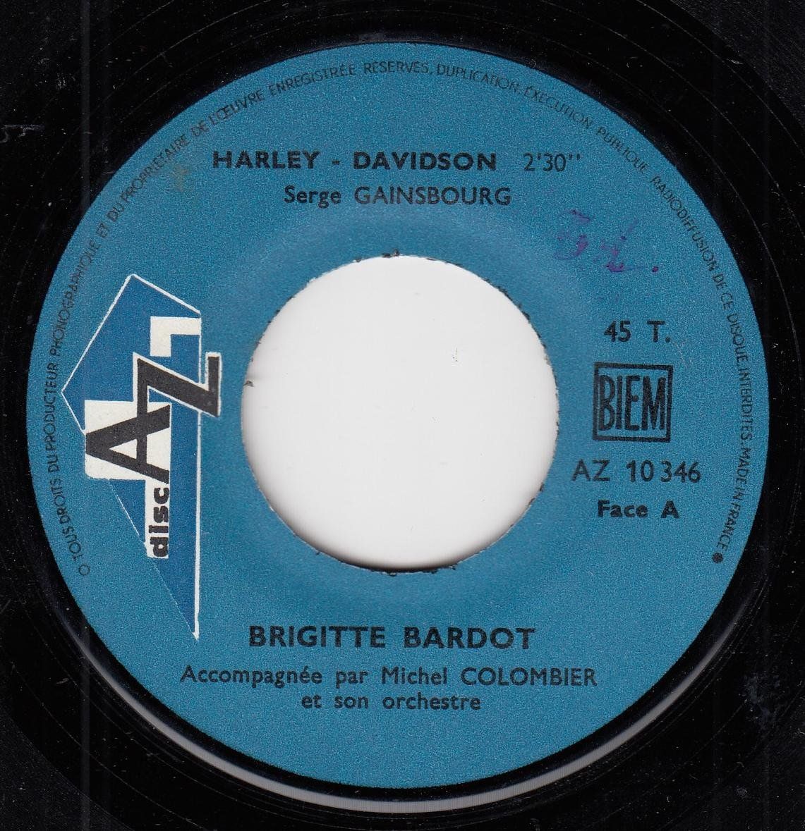 Dischi in vinile: Brigitte Bardot Vinyl Single von 1968 – Usato da Volketswil venduto da Abcrecords 2