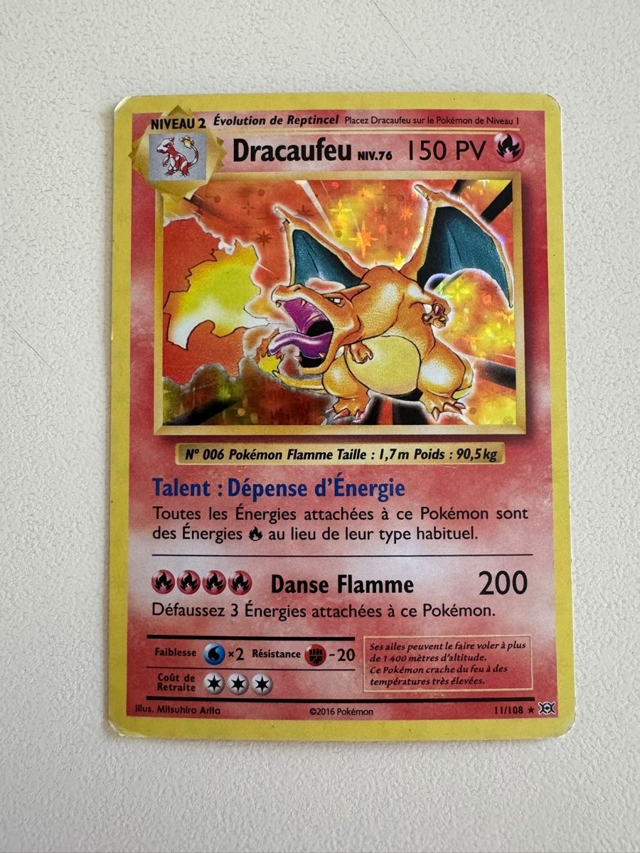 Pokémon Carte collezionabili: Pokémon Dracaufeu évolution xy – Usato da Bassecourt venduto da Shafou