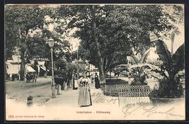 AK Interlaken, Höheweg mit Kursaal