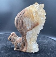 Eichhörnchen mit Bergkristall Schwanz, Quarz Squirrel